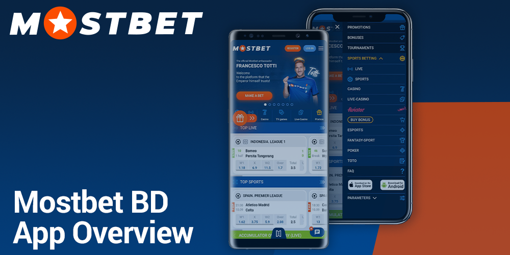 mostbet বাংলাদেশ অ্যাপ ওভারভিউ