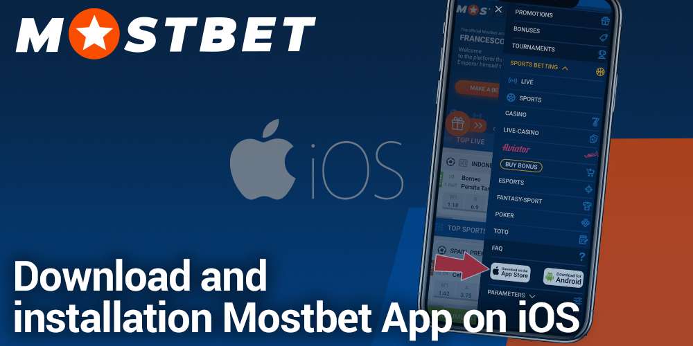 Step-by-step instructions on how to download and install the Mostbet mobile app on iOS