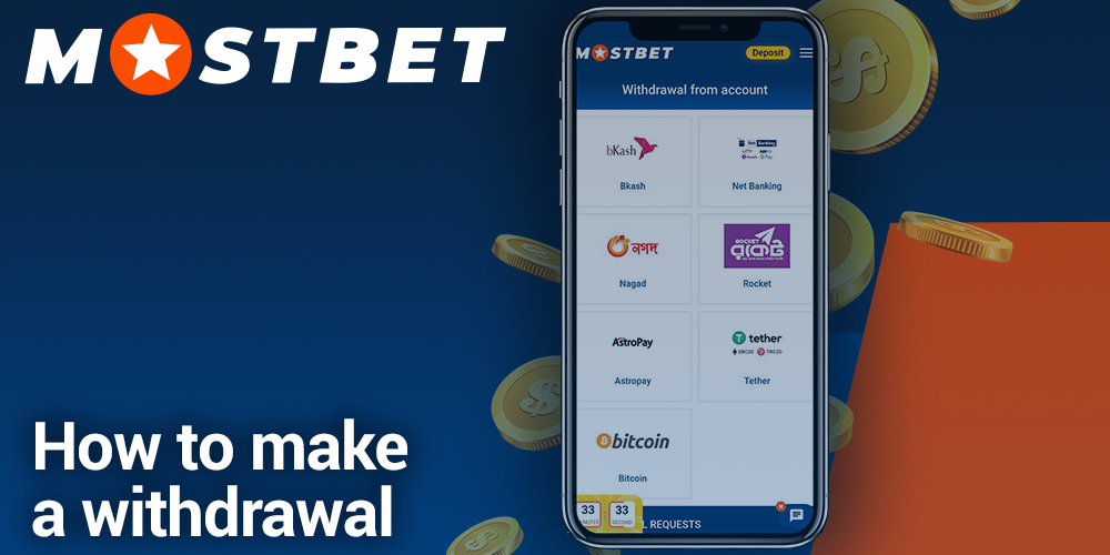How to make a withdrawal from Mostbet app