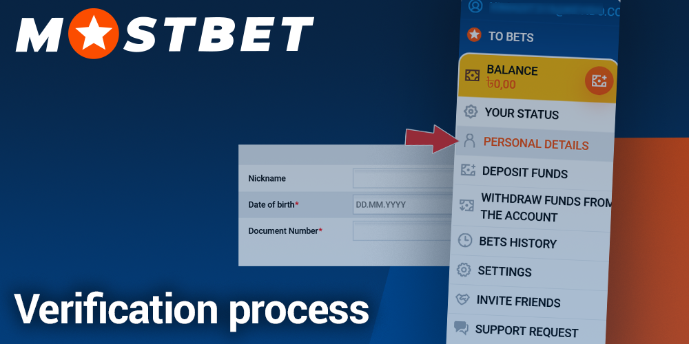 Verification process at Mostbet